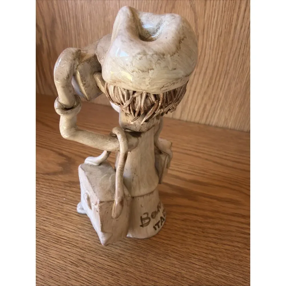 Italian Ceramic Photographer Figurine Signed Bencini 1987‎